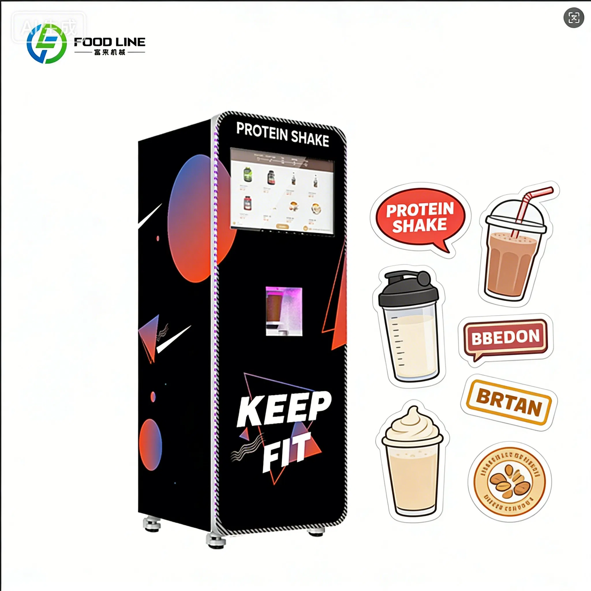 Nutrition And Fitness - Nutritional Vending Machine Fully Automatic Protein