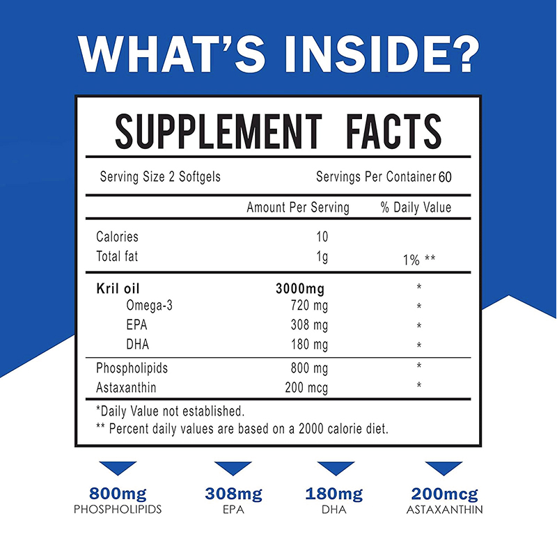 Antarctic Krill Oil 3000mg - O - Omega 3 Fish Oil incelemesi ve fiyatı