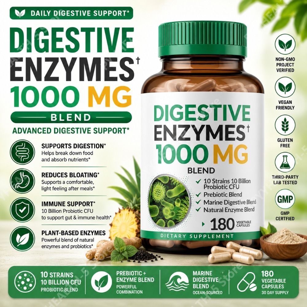 Digestive Enzyme Supplement 18 - Digestive Enzyme Blend incelemesi ve fiyatı