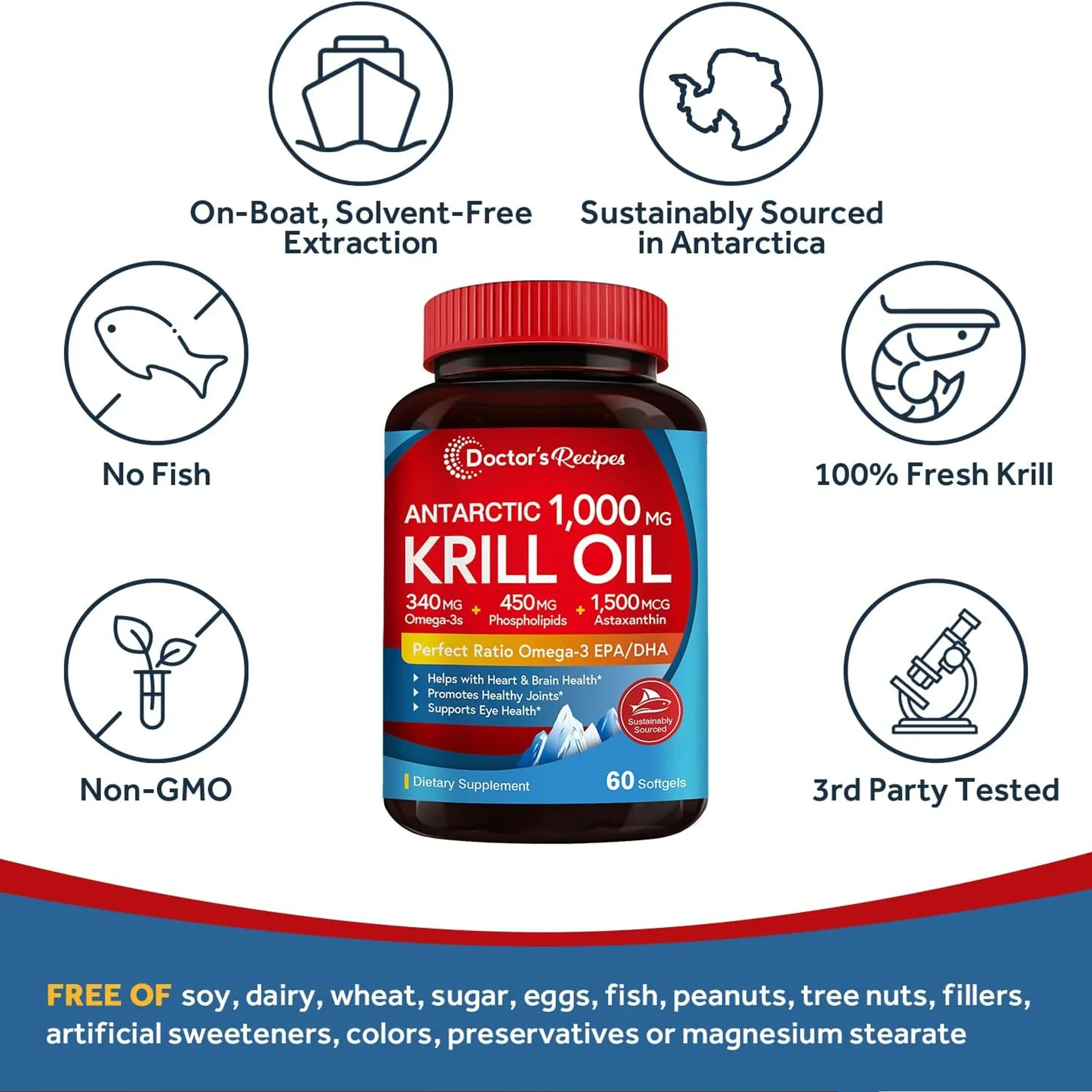 Antarctic Krill Oil Supplement - Krill Oil Supplement incelemesi ve fiyatı