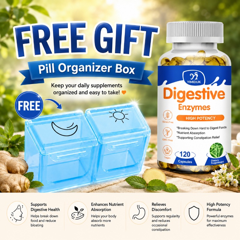 Organic Digestive Enzymes Caps - Digestive Enzyme Blend incelemesi ve fiyatı