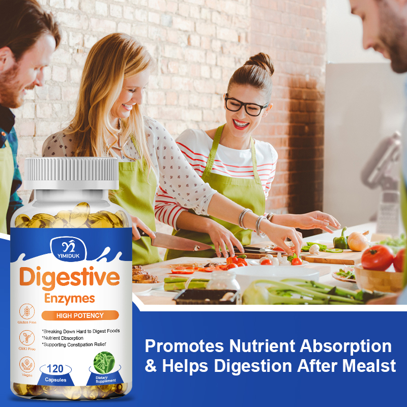 Organic Digestive Enzymes Caps - Digestive Enzyme Blend incelemesi ve fiyatı