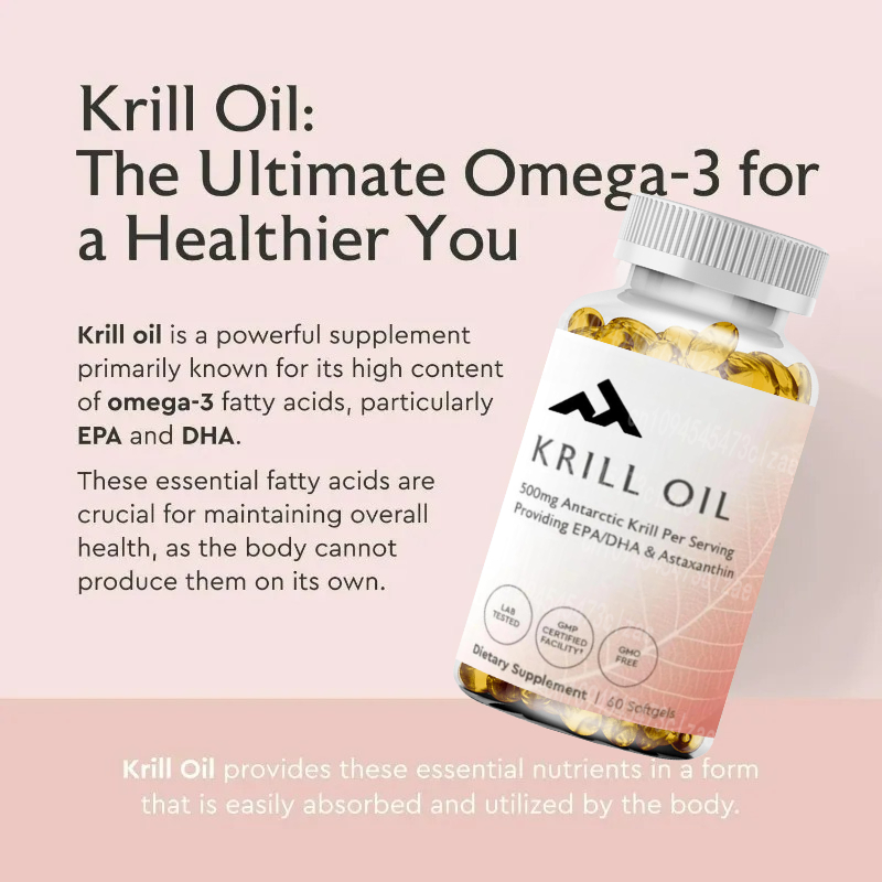 Antarctic Krill Oil 500mg Phos - Krill Oil Supplement incelemesi ve fiyatı