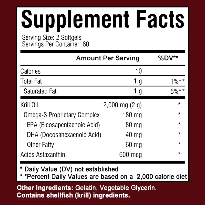 Krill Oil Supplement - Reduces - Krill Oil Supplement incelemesi ve fiyatı