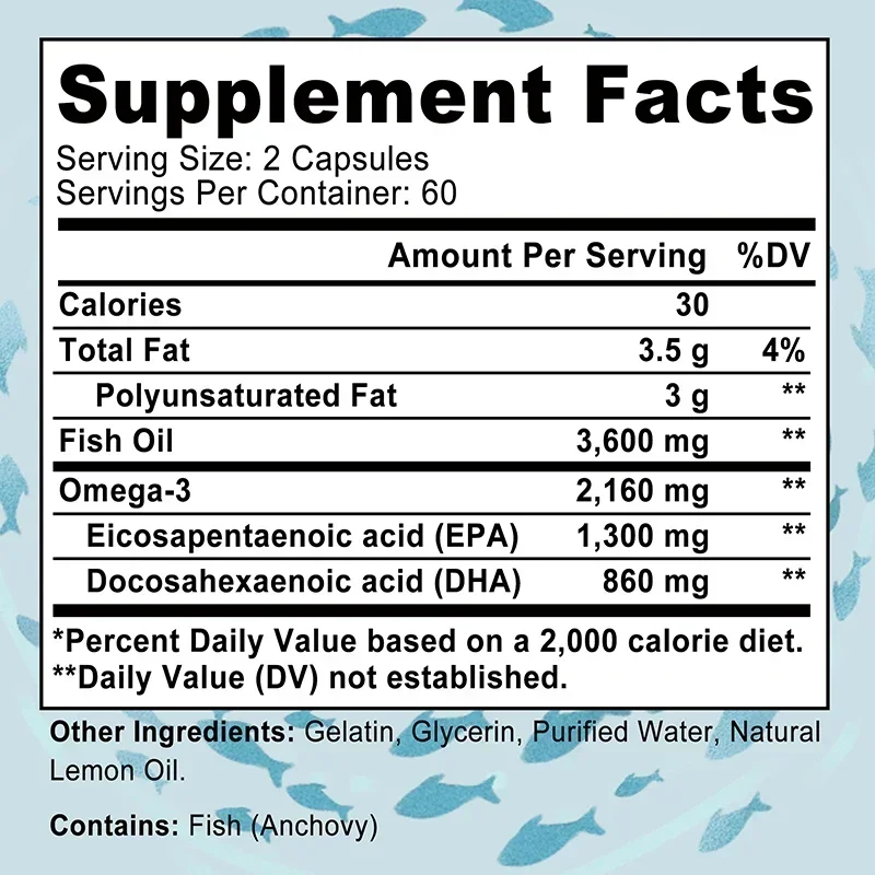 Omega 3 Fish Oil - Boosts Immu - Omega 3 Fish Oil incelemesi ve fiyatı