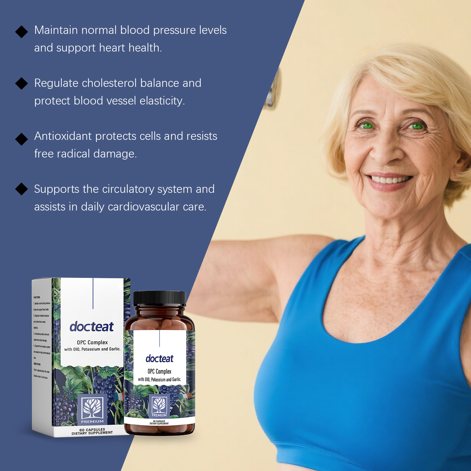 DOCTEAT Cardiovascular Health  - Nutrition Fitness Health incelemesi ve fiyatı