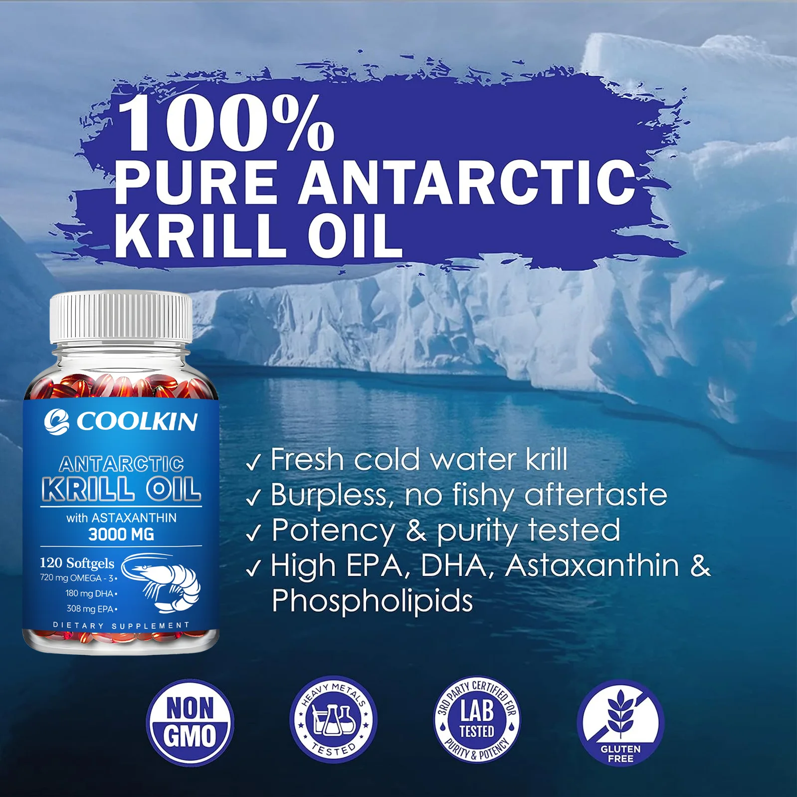 Antarctic Krill Oil Supplement - Krill Oil Supplement incelemesi ve fiyatı