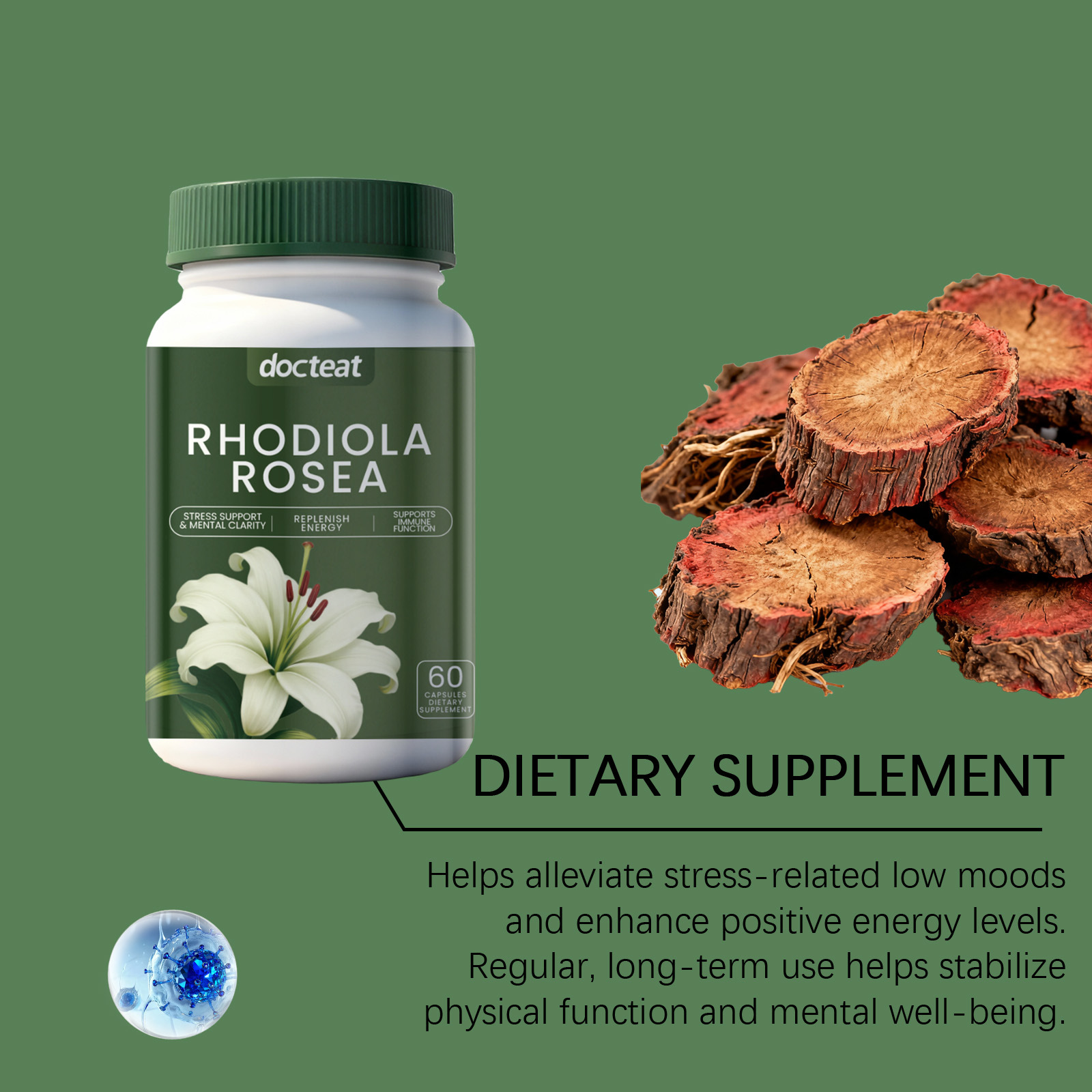 DOCTEAT Men's Health Capsules  - Nutrition Fitness Health incelemesi ve fiyatı