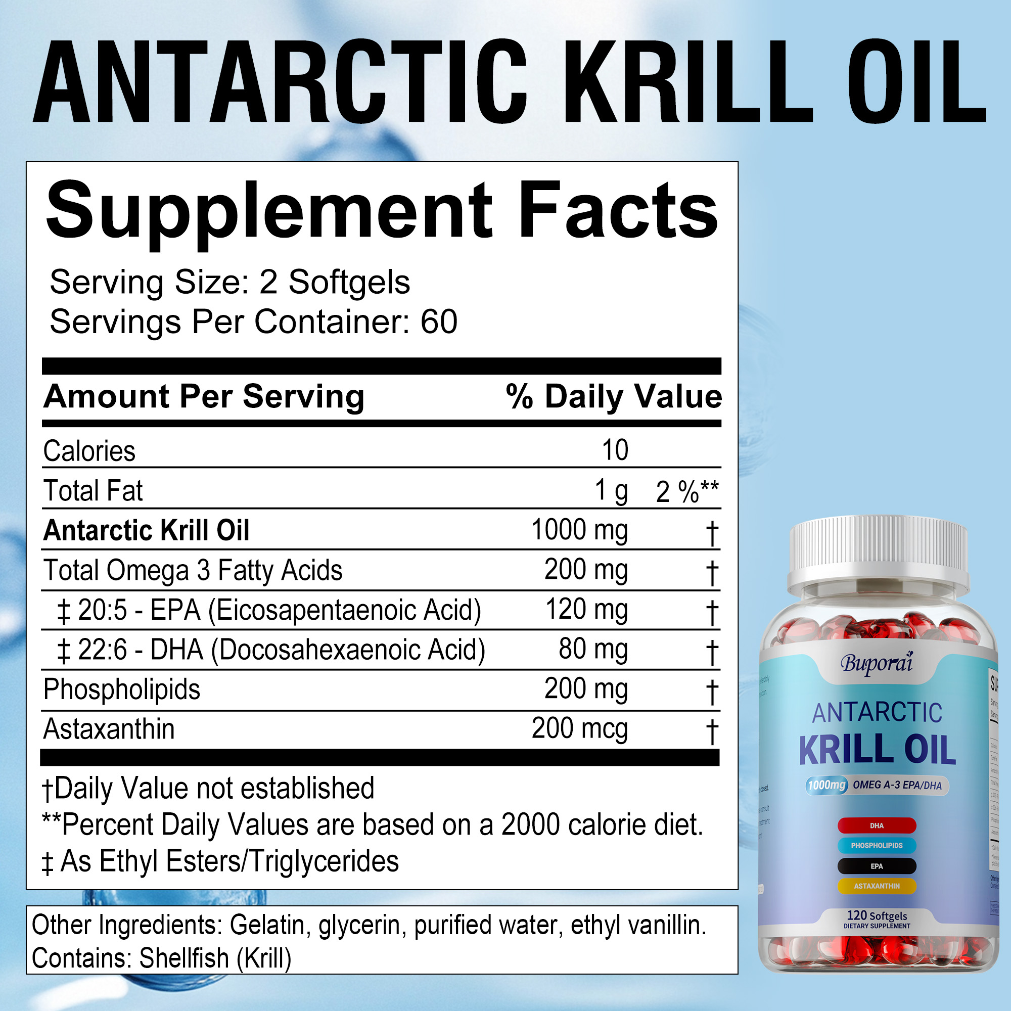 Antarctic Krill Oil Supplement - Krill Oil Supplement incelemesi ve fiyatı