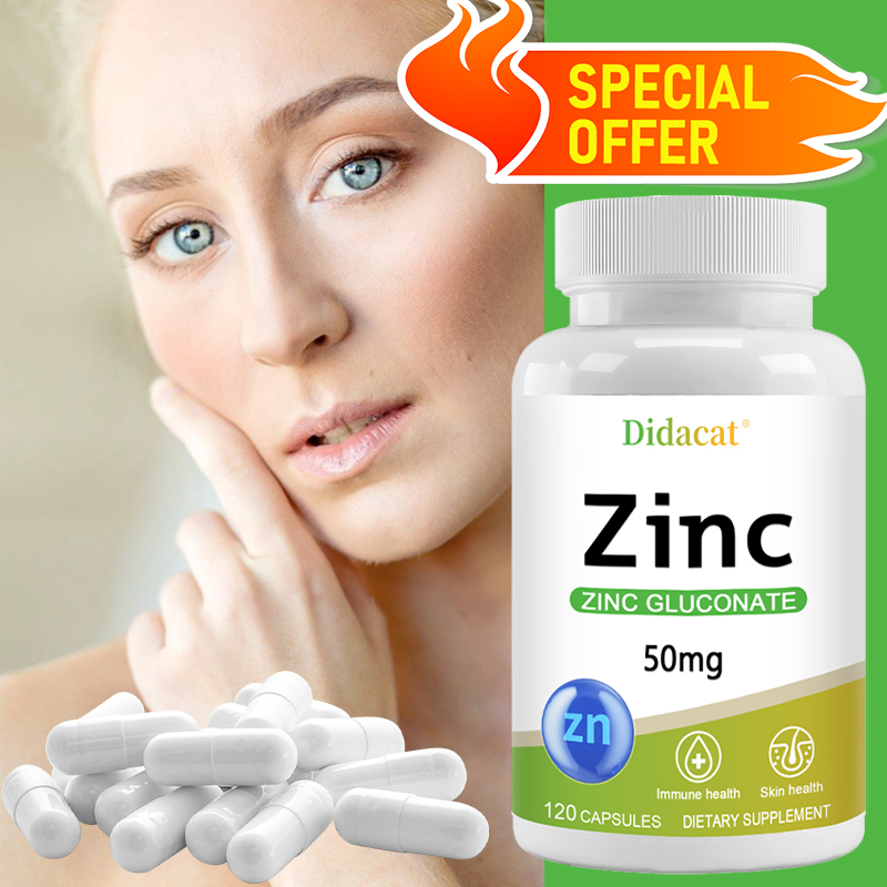 Zinc Gluconate Capsules 50MG,  - Zinc Supplement 50Mg incelemesi ve fiyatı