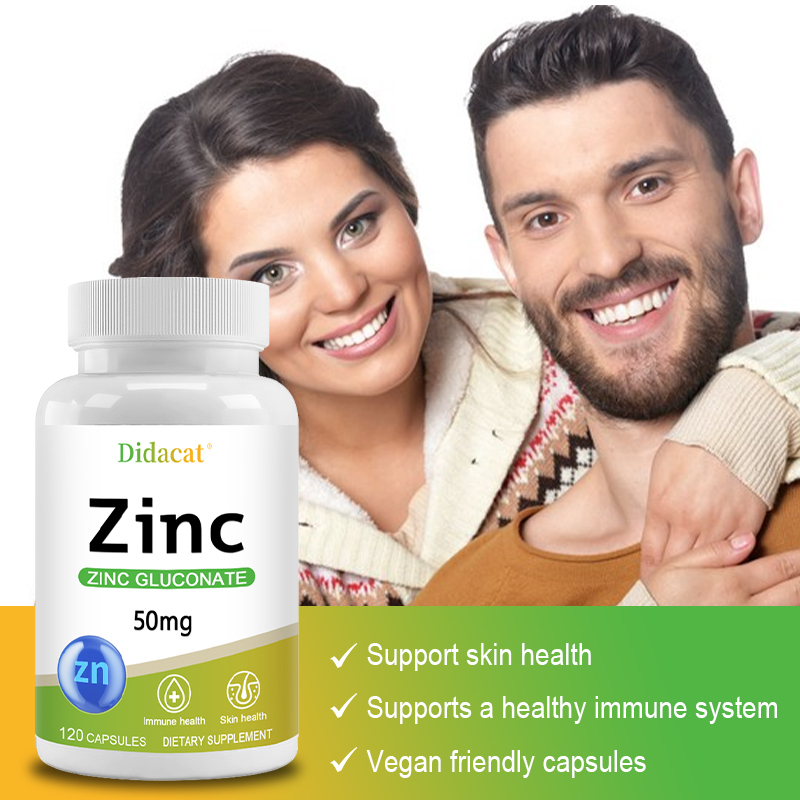 Zinc Gluconate Capsules 50MG,  - Zinc Supplement 50Mg incelemesi ve fiyatı
