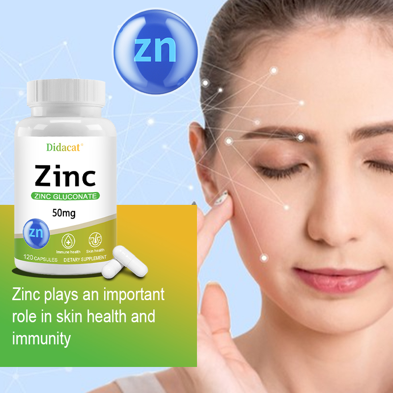 Zinc Gluconate Capsules 50MG,  - Zinc Supplement 50Mg incelemesi ve fiyatı