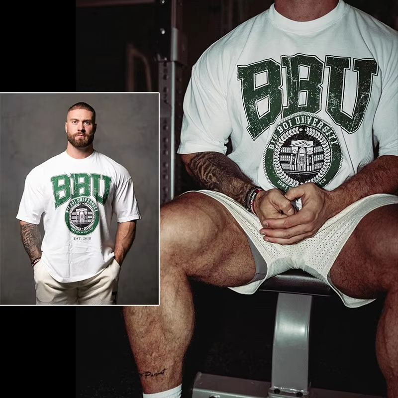 Men's Neutral Tone Gym T-Shirt - Nutrition And Fitness incelemesi ve fiyatı