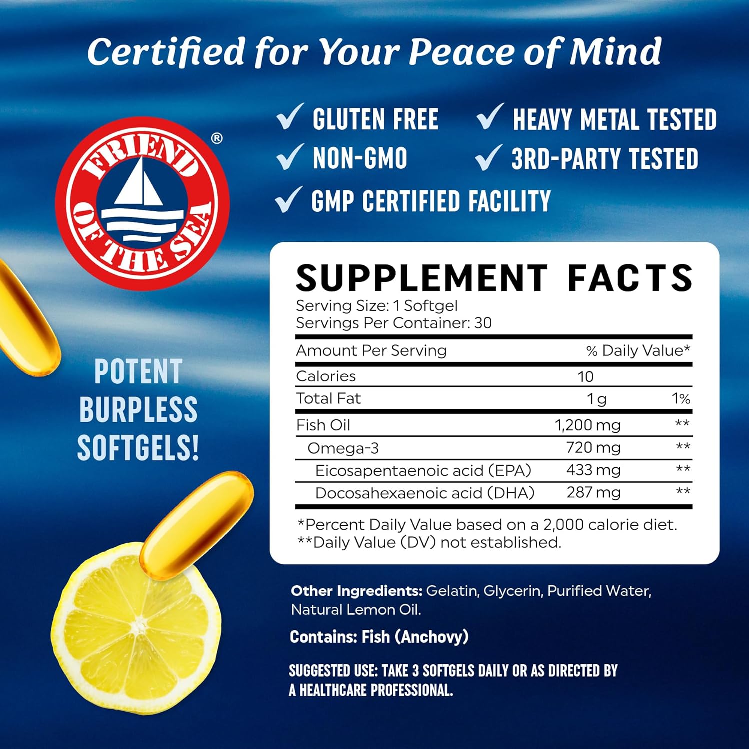 Omega 3 Fish Oil - Supports Th - Omega 3 Fish Oil incelemesi ve fiyatı