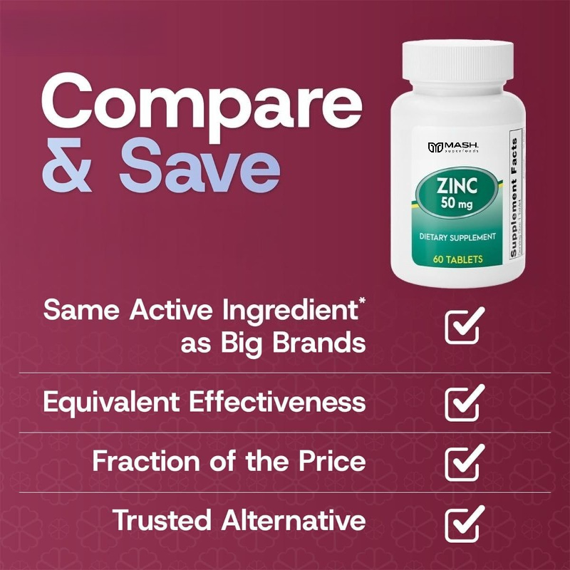 Zinc MG50 | Cleaning Label 50M - Zinc Supplement 50Mg incelemesi ve fiyatı