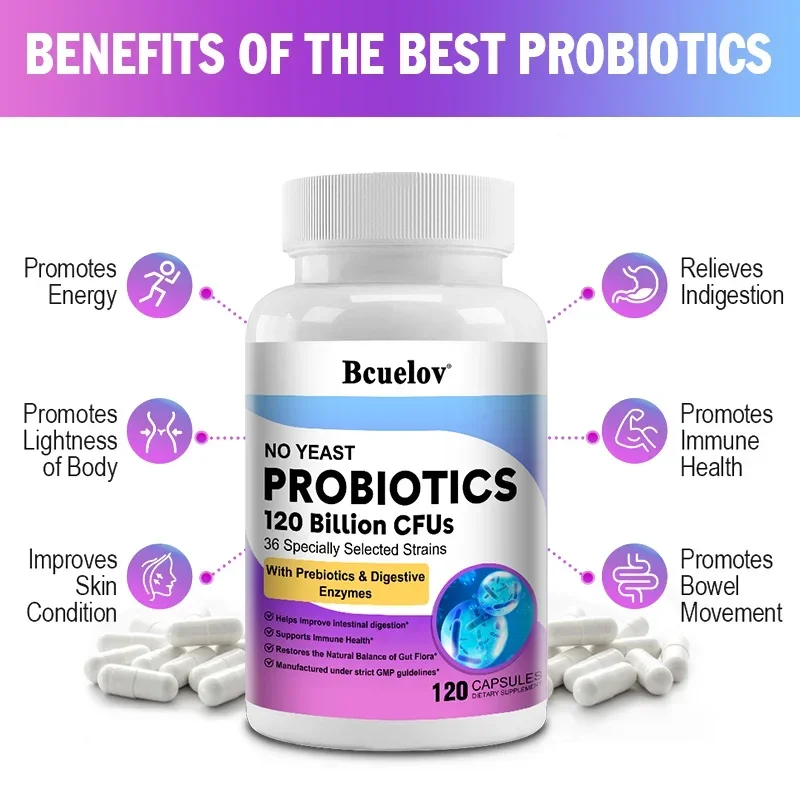 Probiotics 120 Billion CFU 36  - Digestive Enzyme Blend incelemesi ve fiyatı