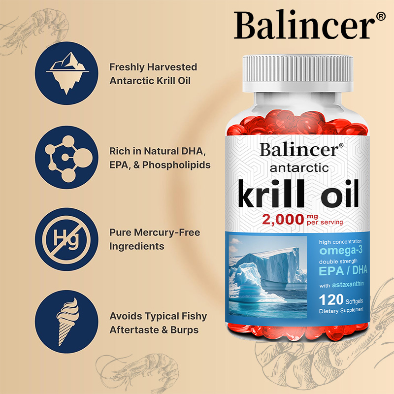 Antarctic Krill Oil 2000mg Sup - Krill Oil Supplement incelemesi ve fiyatı