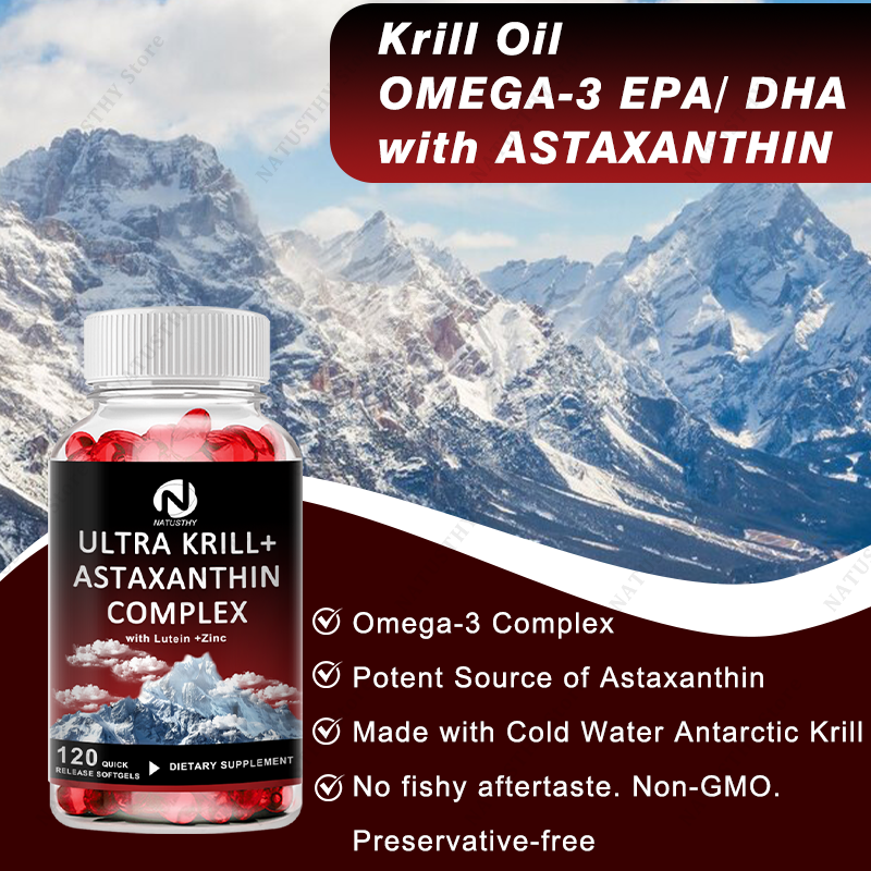 Ultra Krill Oil with Astaxanth - Krill Oil Supplement incelemesi ve fiyatı